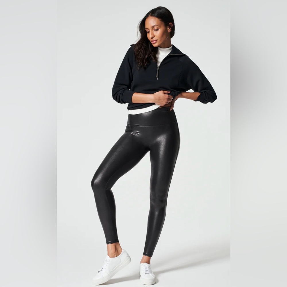 SPANX Faux Leather Leggings